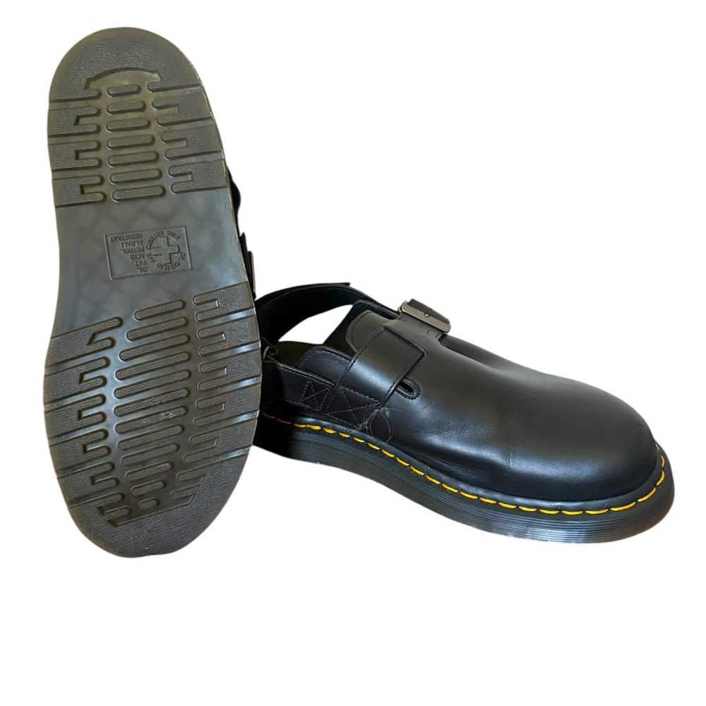 DOC MARTENS black leather slingback